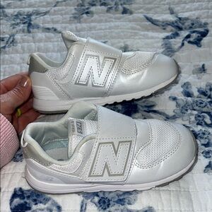 New Balance Kids' White Sneakers